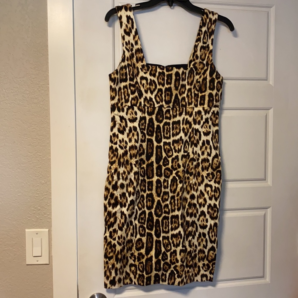 Alice + Olivia Leopard Print Dress size 8